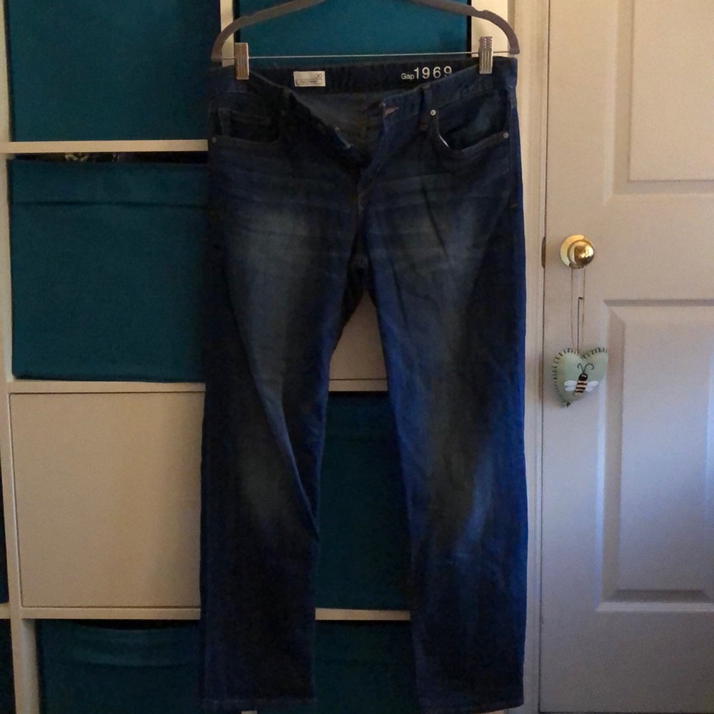 Gap real straight jeans | 30